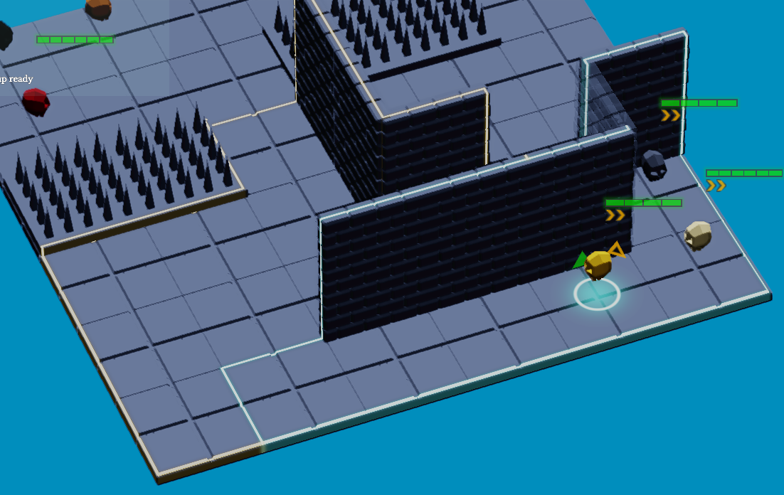 The two moving / dashing zone outlines.